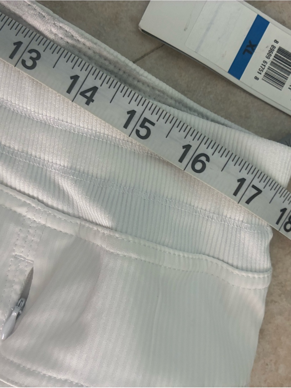 Calvin Klein Lot (2) Performance Cropped Pants Size XL Black NWT and White NWOT - Picture 6 of 12
